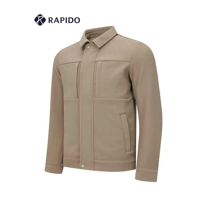 RAPIDO雳霹道2023年秋冬新款男子O系列衬衫领夹克外套CN3939O37