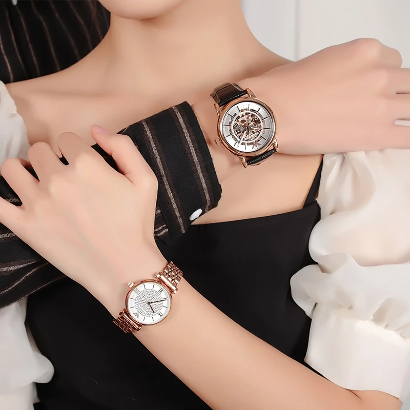 EMPORIO ARMANI阿玛尼手表之心满天星对表正品