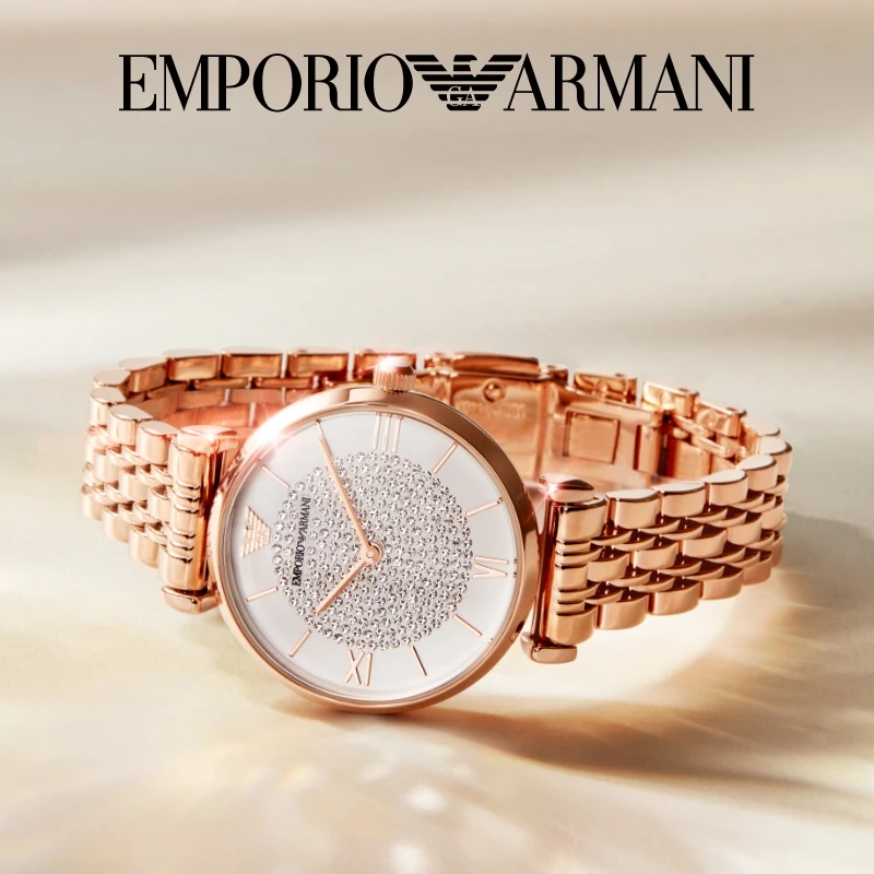 EMPORIO ARMANI阿玛尼手表满天星满钻腕表女款DB