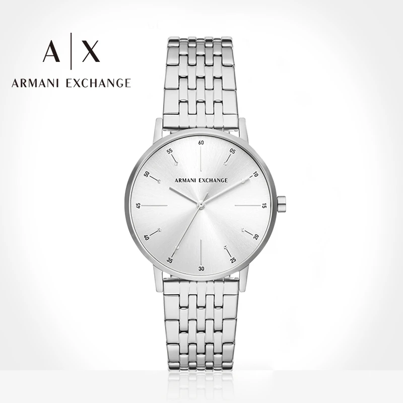 Armani阿玛尼新款满天星女士气质手表石英钢带表AX5578/AX5582