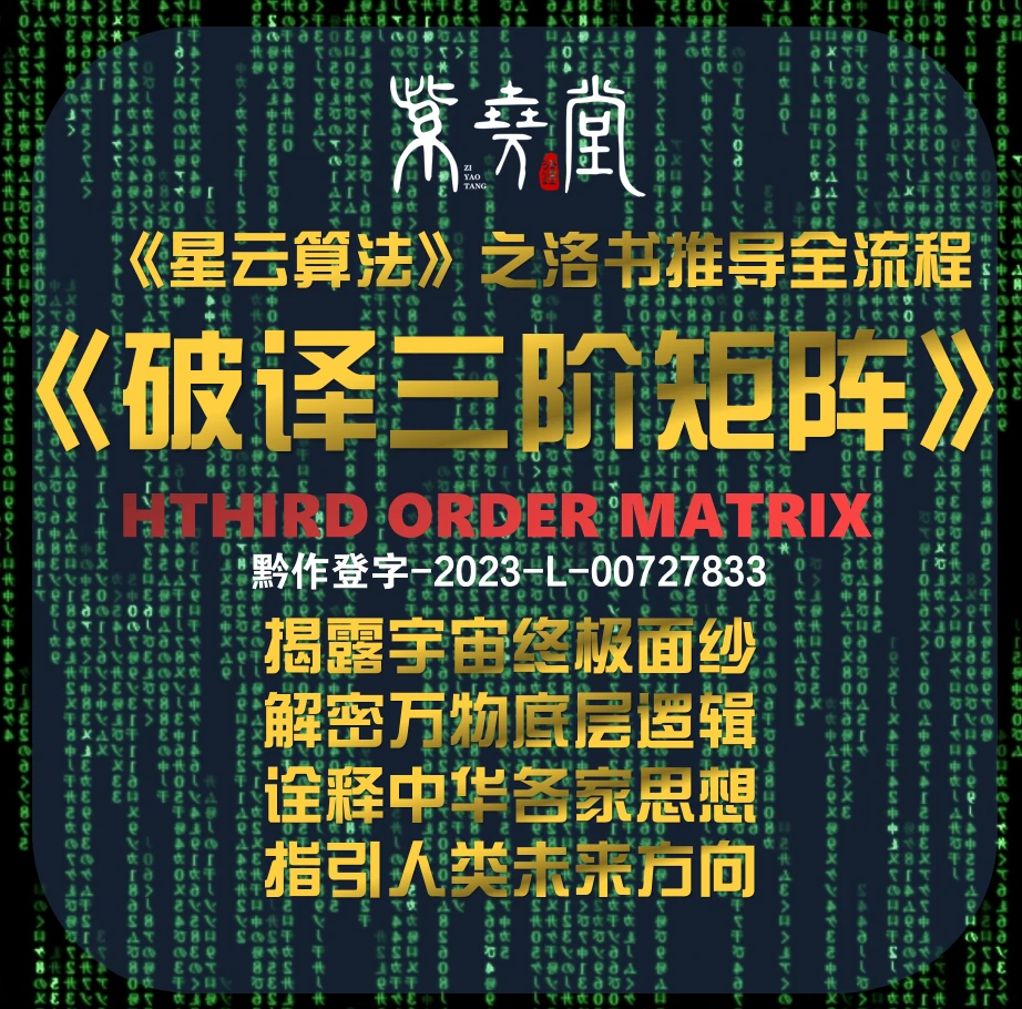 星云算法之《破译洛书》当代道德经，解读全宇宙究竟真相。指引文明