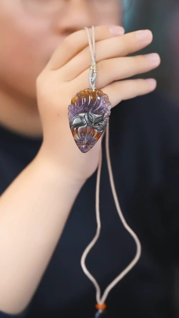 【闪购商品】水晶G23-4号极光23九尾狐吊坠未镶嵌多样性