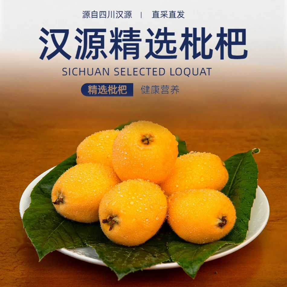 汉源精品川早枇杷新鲜成熟多汁枇杷果水果采摘精选