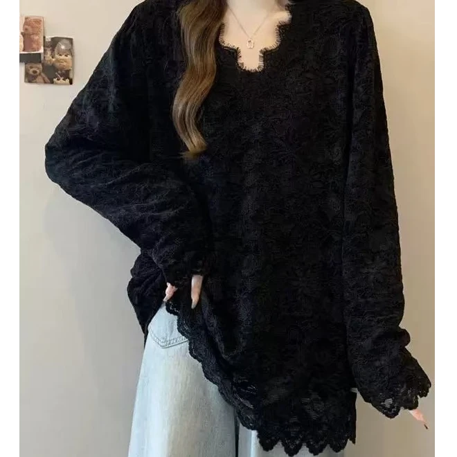 加厚蕾丝高品质上衣