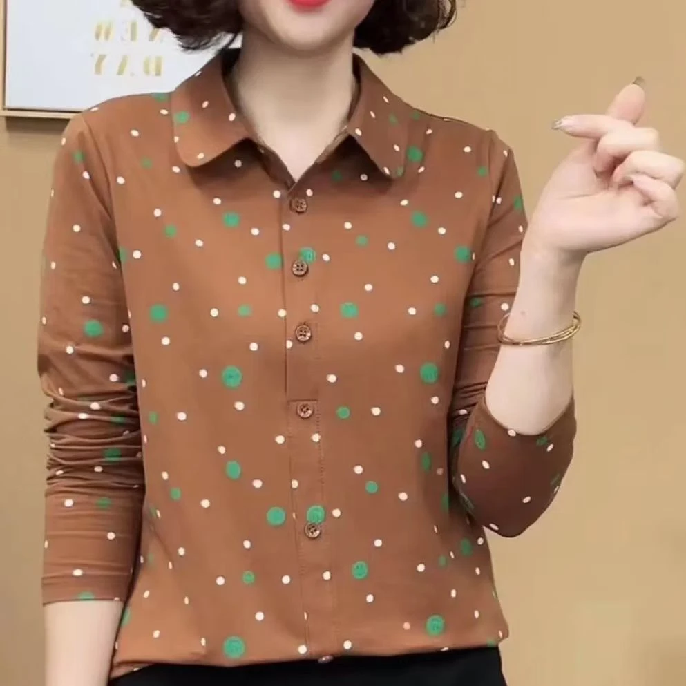 2024秋新品时尚洋气百搭秋季长袖显瘦减龄女士打底衫上衣