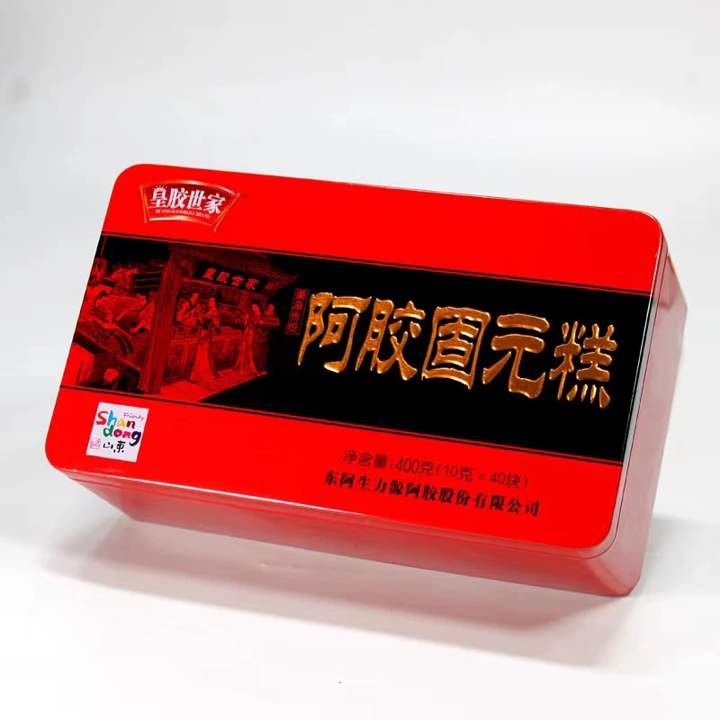 【皇胶世家】传统正宗东阿手工即食阿胶糕黑芝麻核桃滋补营养礼盒装