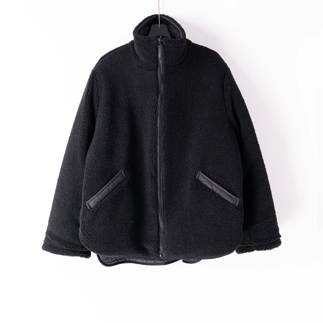 PW241162 秋冬新款加厚格子棉衣棉服显瘦大码短款外套双面可穿