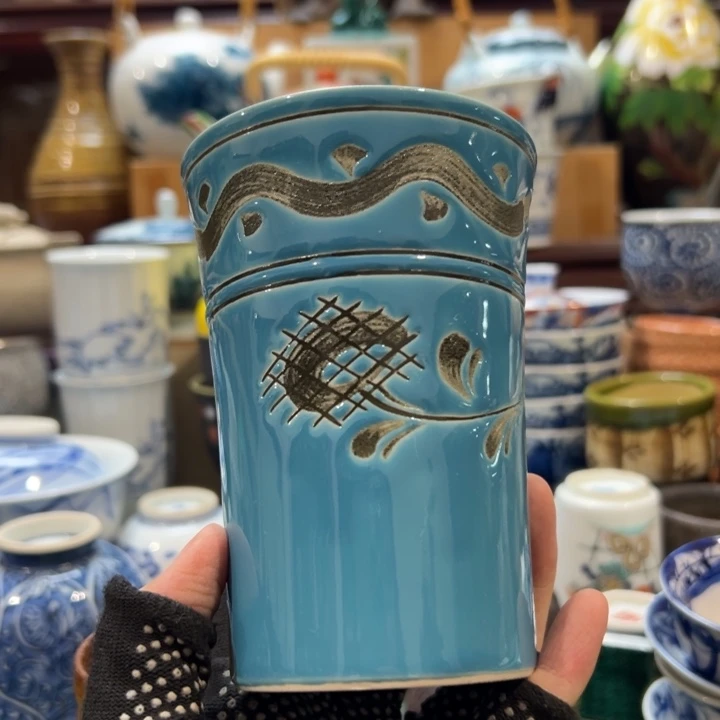 紫砂茶杯哈哈你也