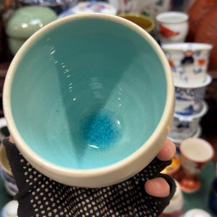 紫砂茶杯哈哈你也