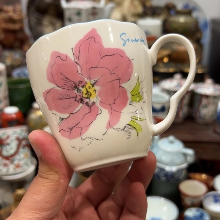 紫砂茶杯哈哈我也