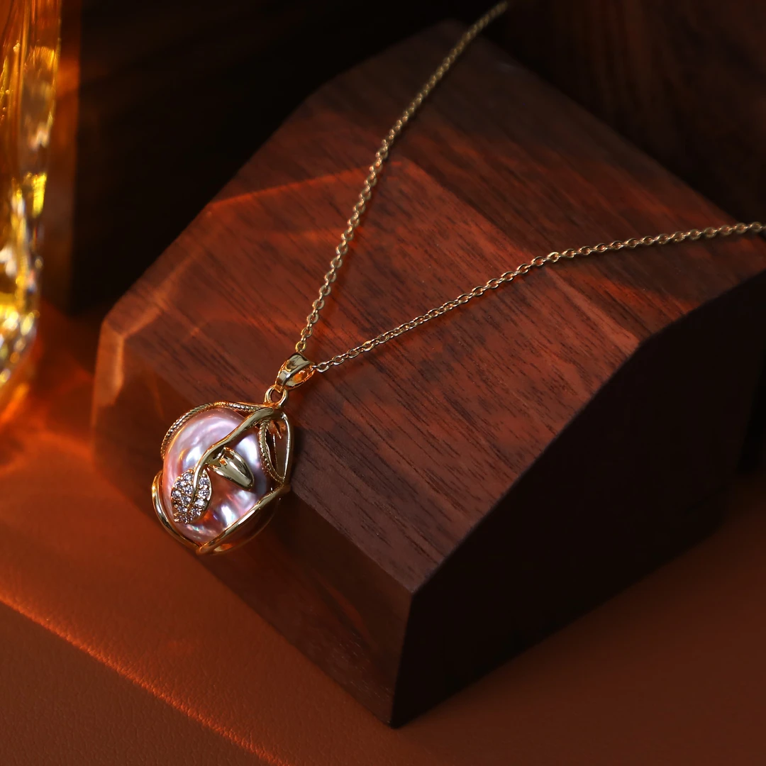 L6210 法❈【卡布奇诺】天R♥Nothing项链