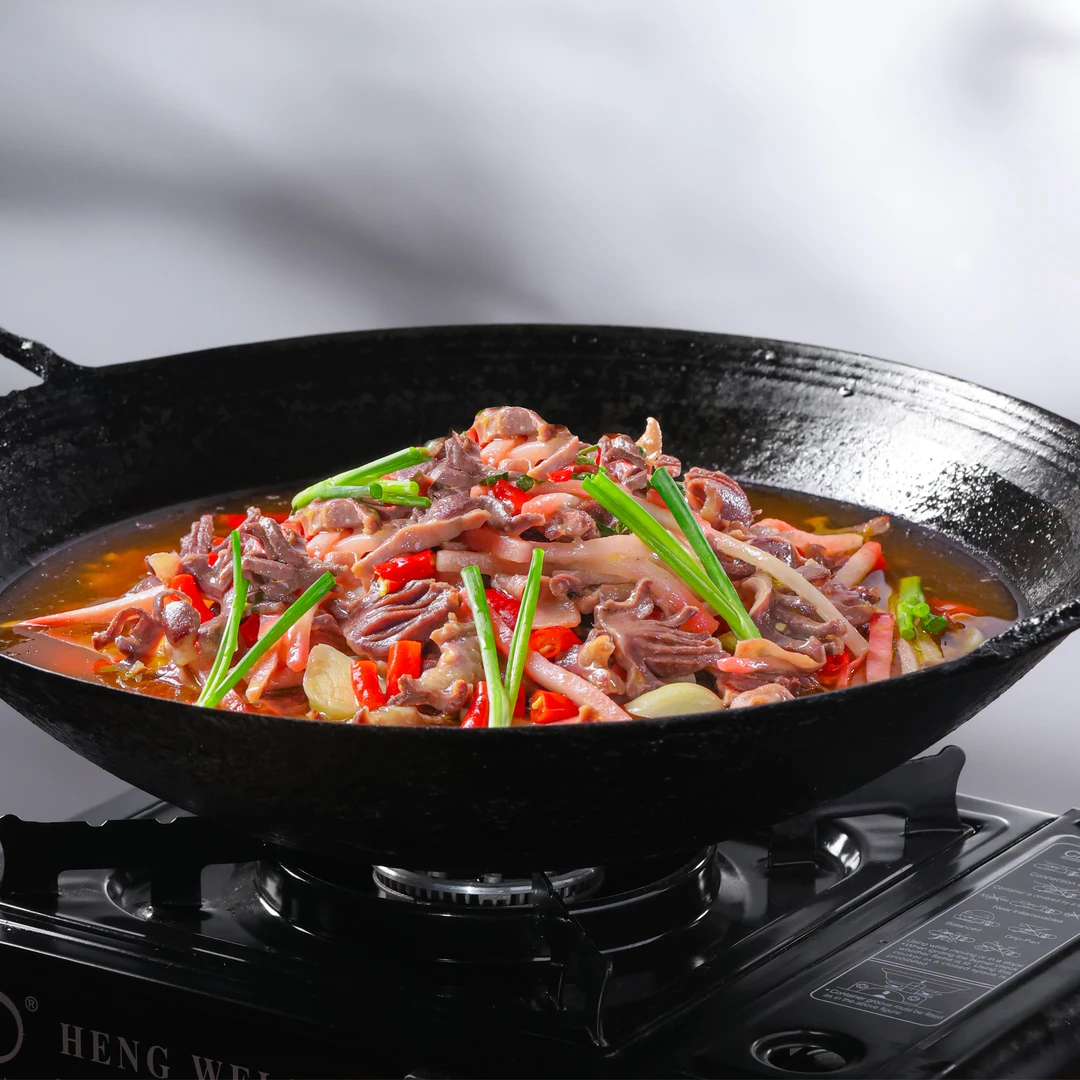 鲜炒黔江鸡杂  酸辣新鲜1500克