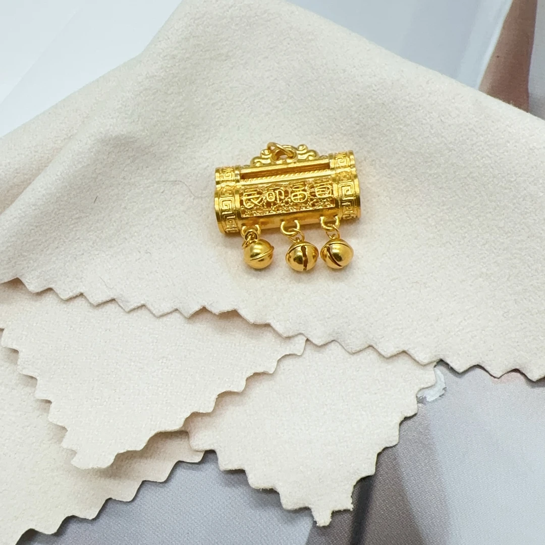 宫铃锁吊坠＋专柜首饰盒