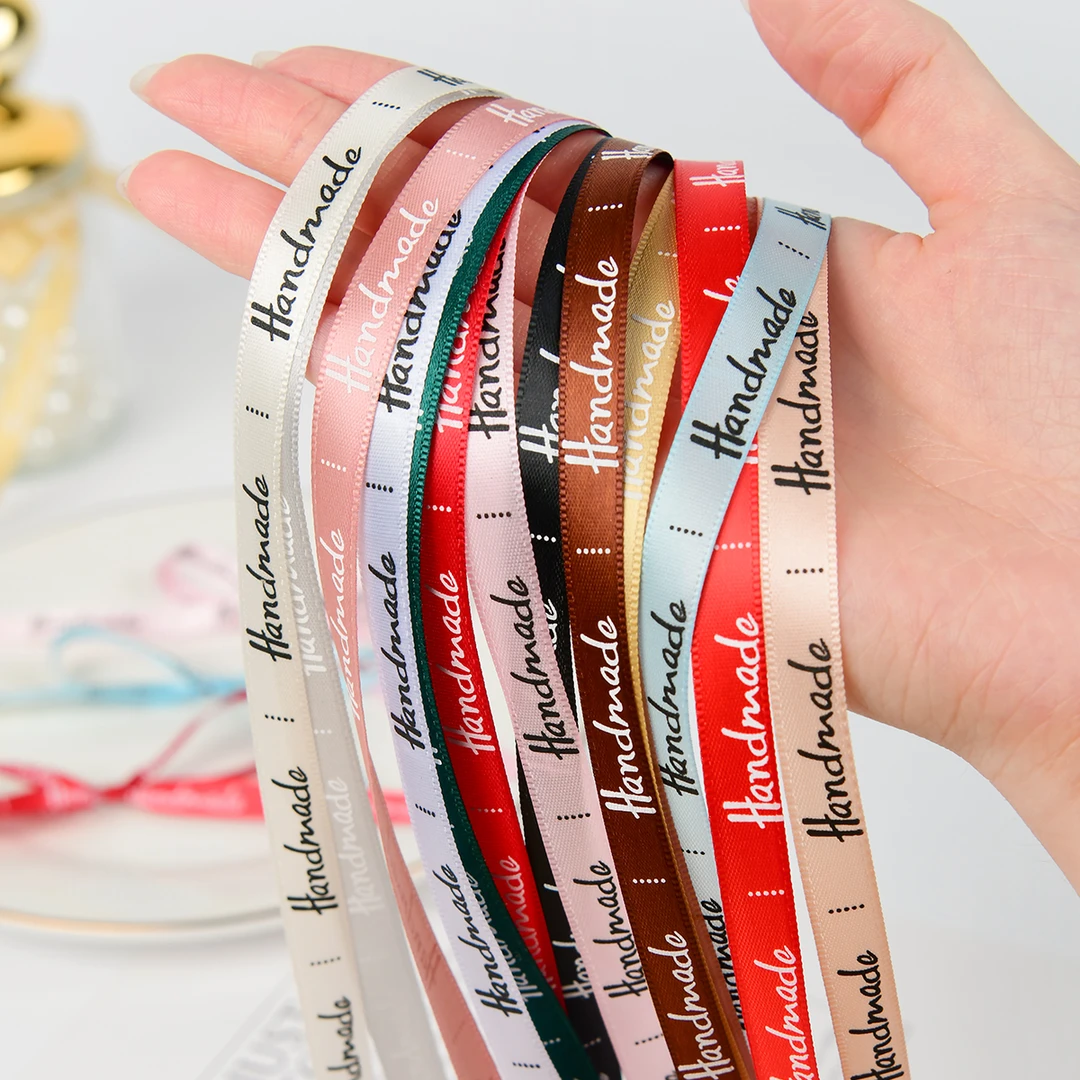 1cm英文字母织带丝带缎带绸带涤纶鲜花花艺礼品盒包装装饰彩带