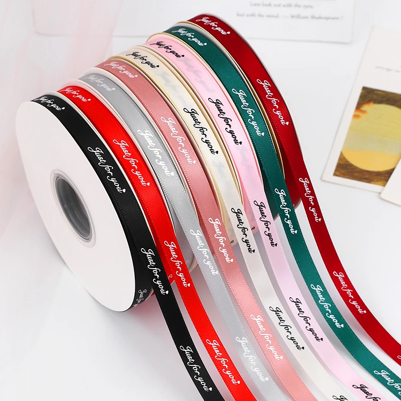 涤纶丝带英文字母彩带缎带玫瑰鲜花礼品蛋糕包装扎绑花束包花花艺