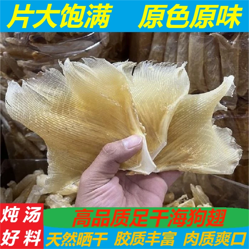 浦鱼 海狗 魔鬼鱼 天星翅 海翅干 珠海特产 500克