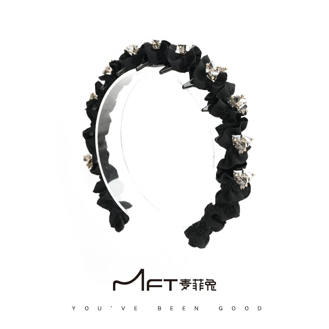 【艾拉公主发箍】木耳边缠绕高颅顶显发量波浪头箍2024新款气质发饰