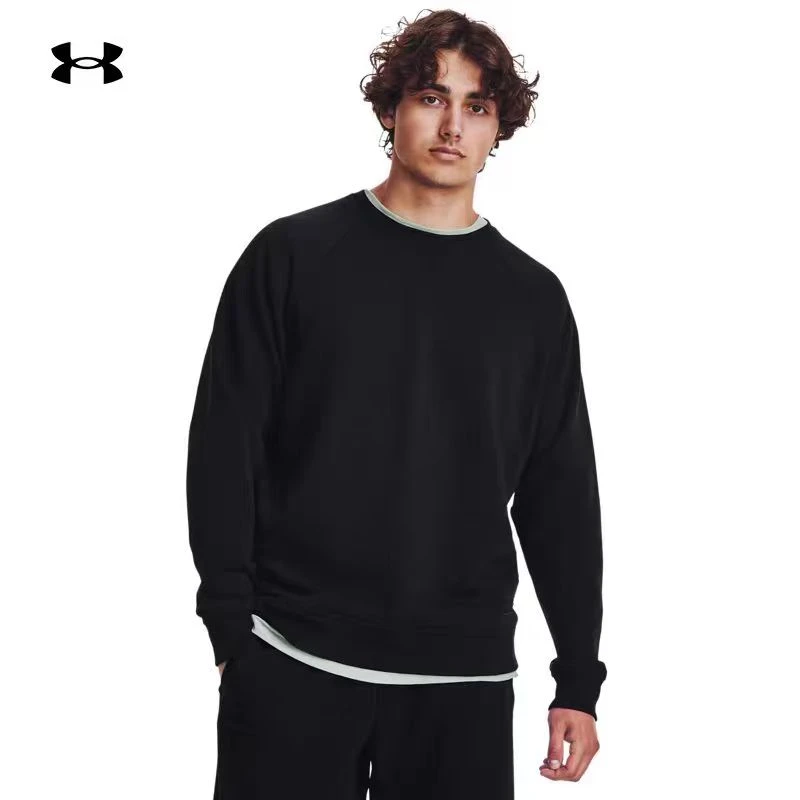 安德玛UA秋冬男子棉织圆领训练运动卫衣1379685