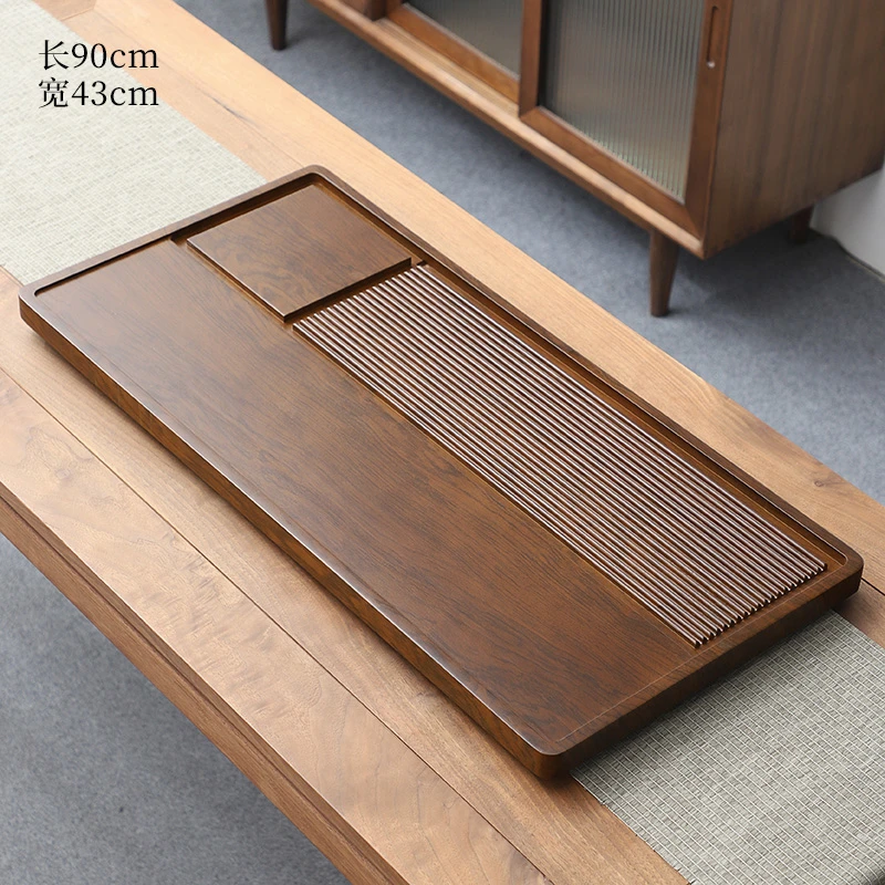 90*43黄色品益茶盘实木家用小茶台电木干泡托盘桌面专用功夫茶具