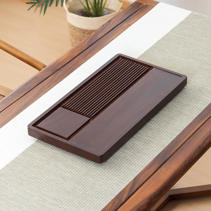 60*32黑色品益茶盘实木家用小茶台电木干泡托盘桌面专用功夫茶具