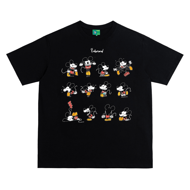 【物空专属】FNI国潮320g（米老鼠）男女同款t恤美式纯棉短袖24新款