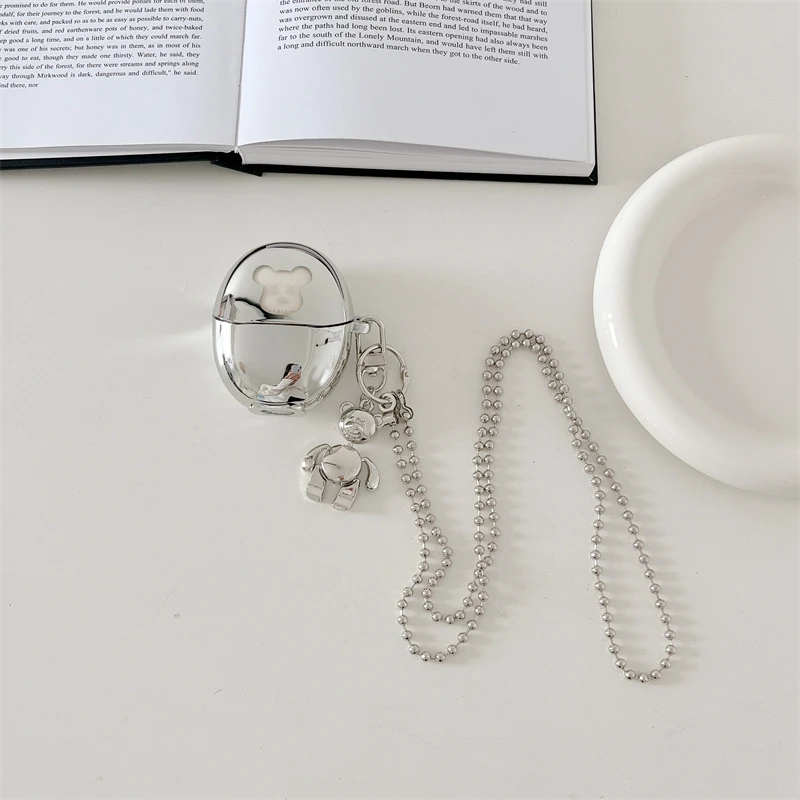 适用华为freebuds5保护套电镀Freebuds5蓝牙耳机保护壳全包耳机套