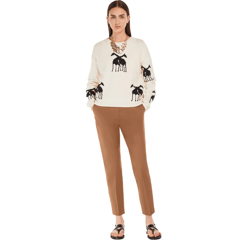 全新未使用 MaxMara 【国现 专柜价4500元】女士西裤时尚Stemma 013