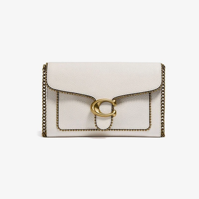 全新未使用 COACH/蔻驰 【国现 福利品】女士单肩斜挎链条包 7110