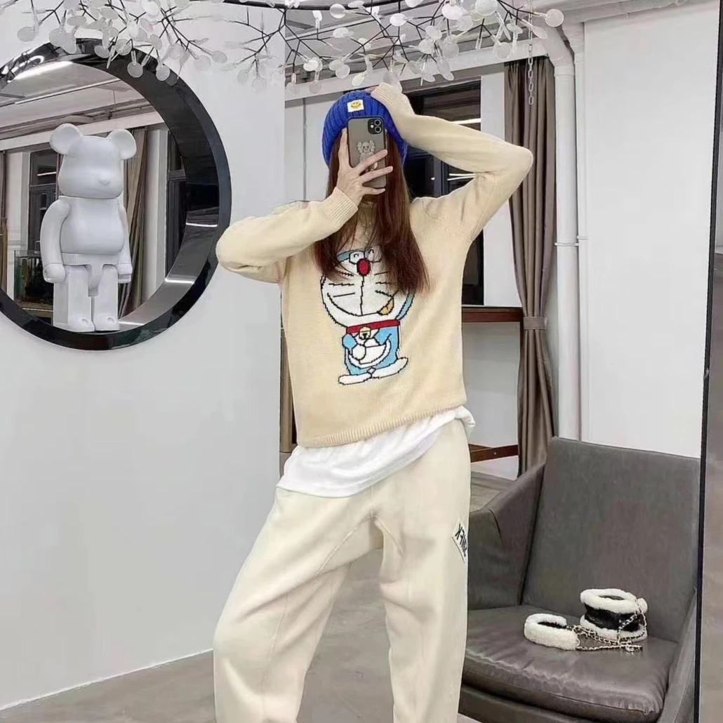 全新未使用 GUCCI/古驰 【国现】女士羊毛毛衣 655654 XKBVW 8002