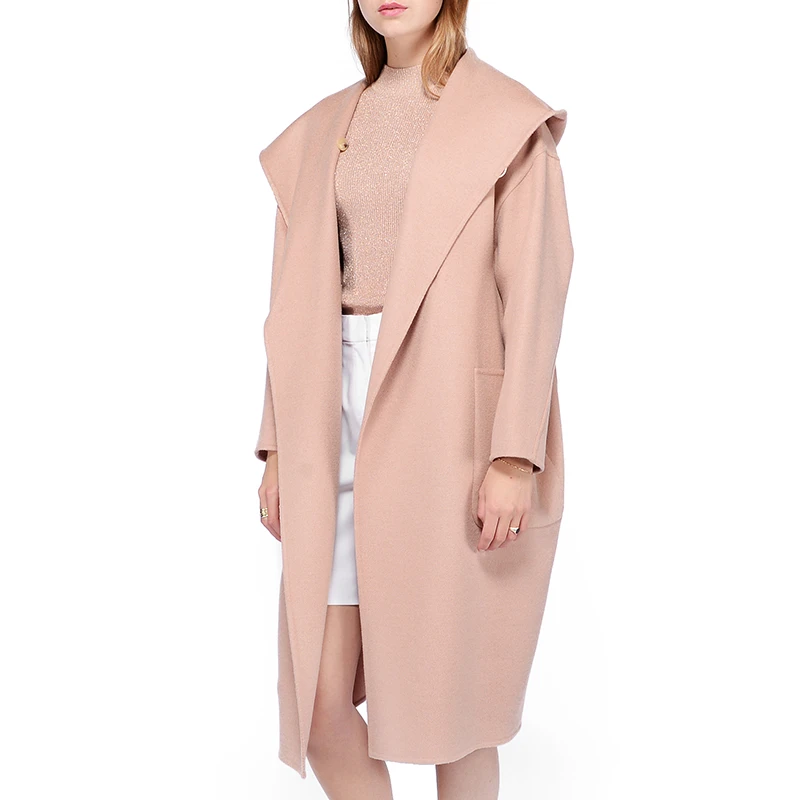 全新未使用 MaxMara  【国现 专柜28600】女士粉色大衣 Pucci