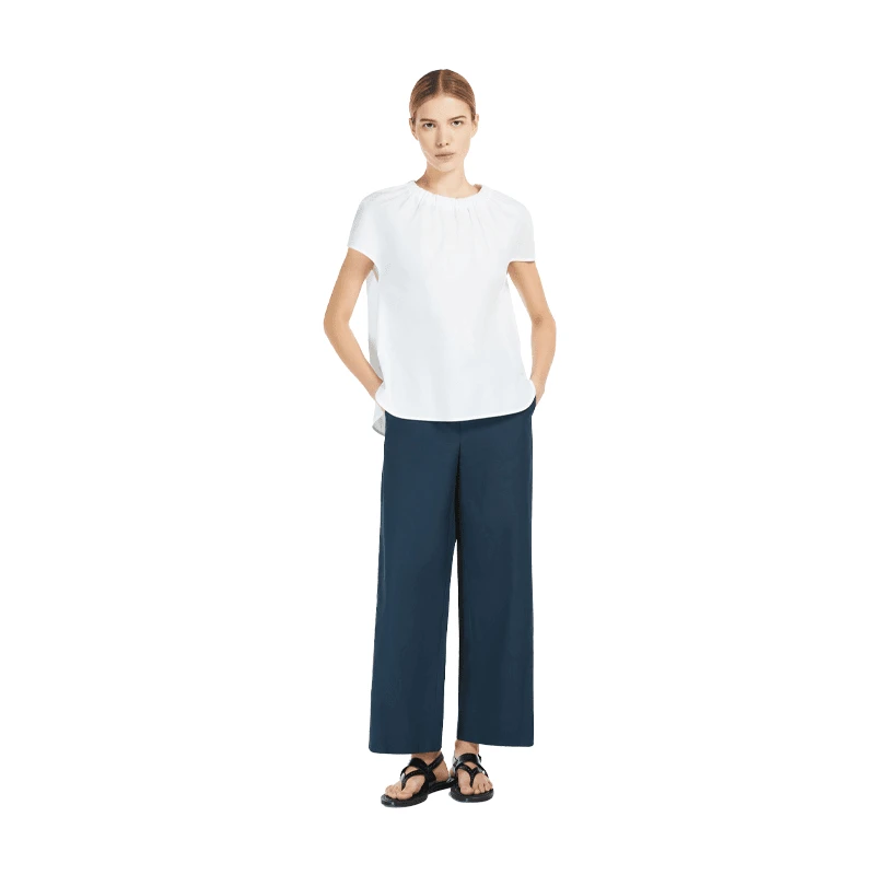 全新未使用 MaxMara 【国现 专柜价2300元】女士简约T恤 Fiamma 001