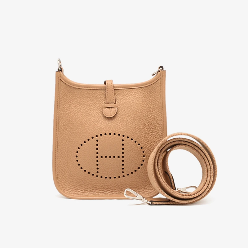 全新未使用 Hermes/爱马仕 【 国现】女士斜挎包 Evelyne 16