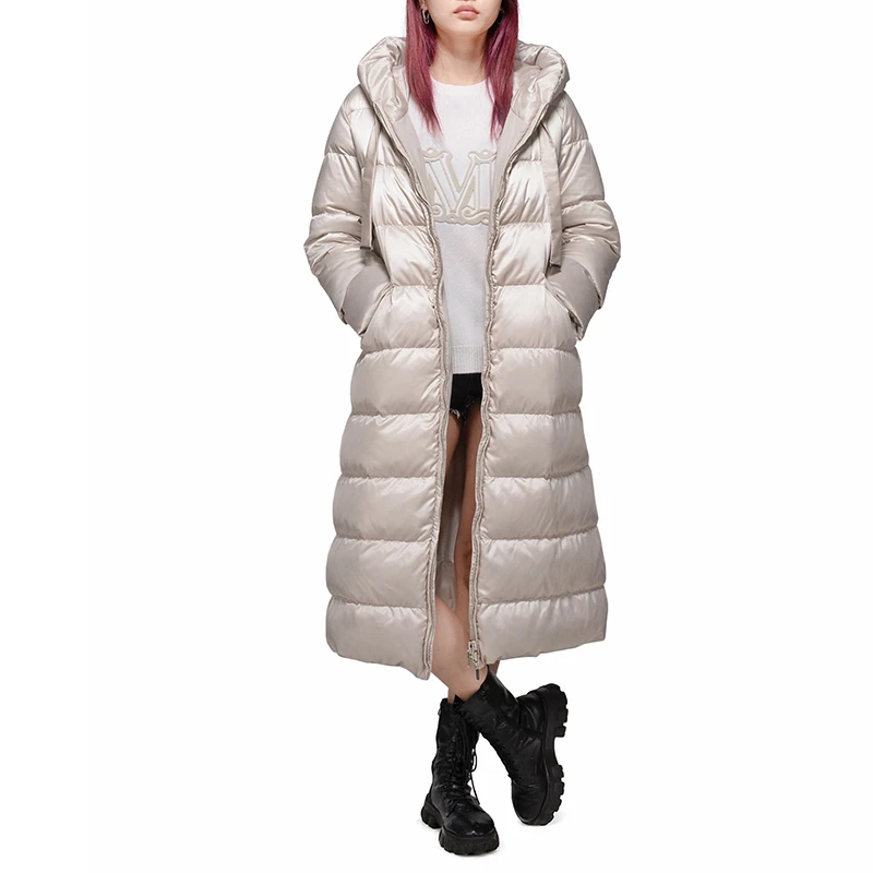 全新未使用  【国现 专柜价11800元】女士时尚长款羽绒服 Novepar