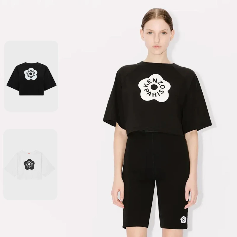 全新未使用 KENZO/肯佐 【国现 专柜1500】 女士短T恤FE52TS0984SG
