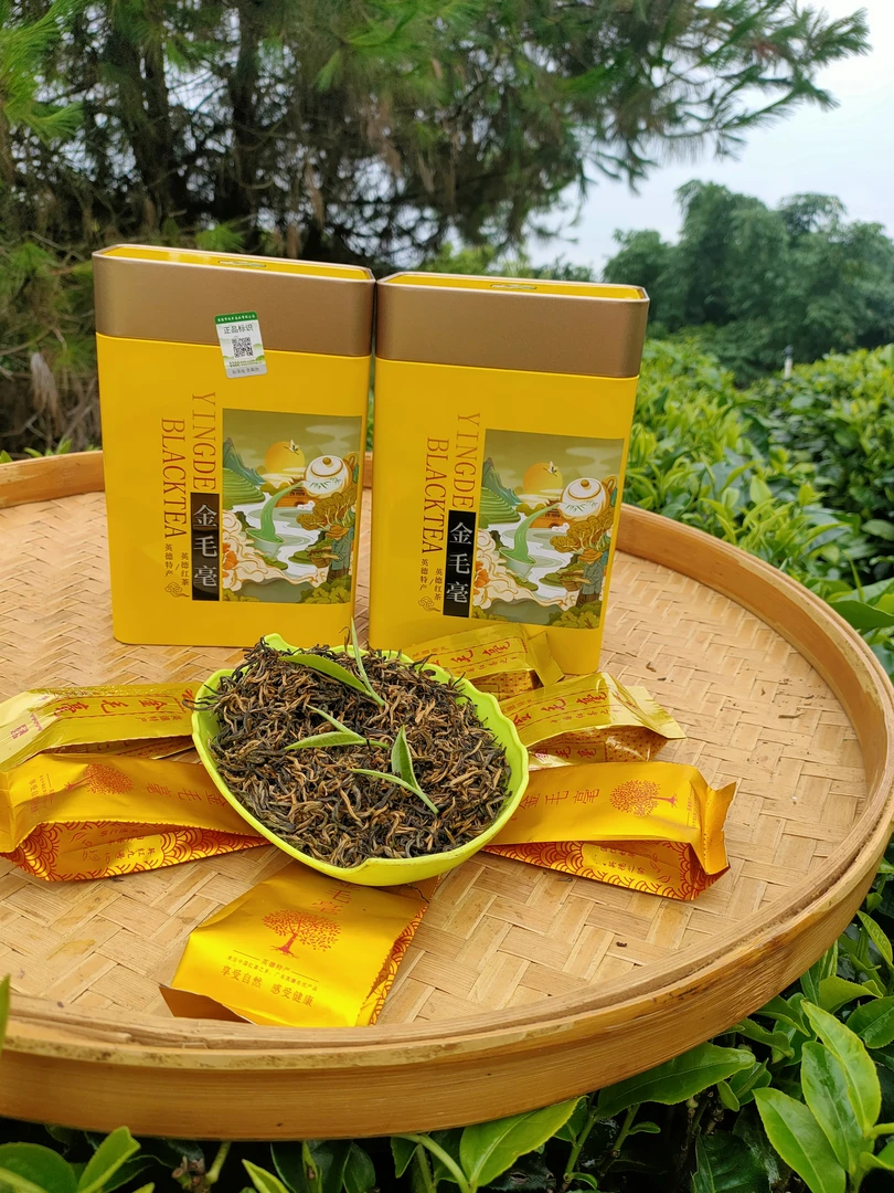 “红茶叶2025新茶” 金毛豪红茶250克一罐蜜甜豪香茶园直供