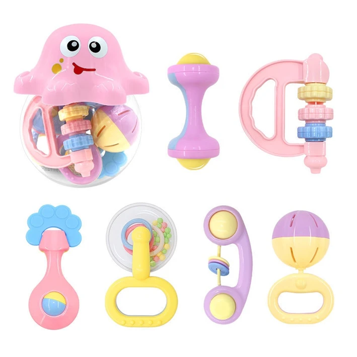 婴幼儿玩具-手摇铃-宝宝3月+抓握训练用品