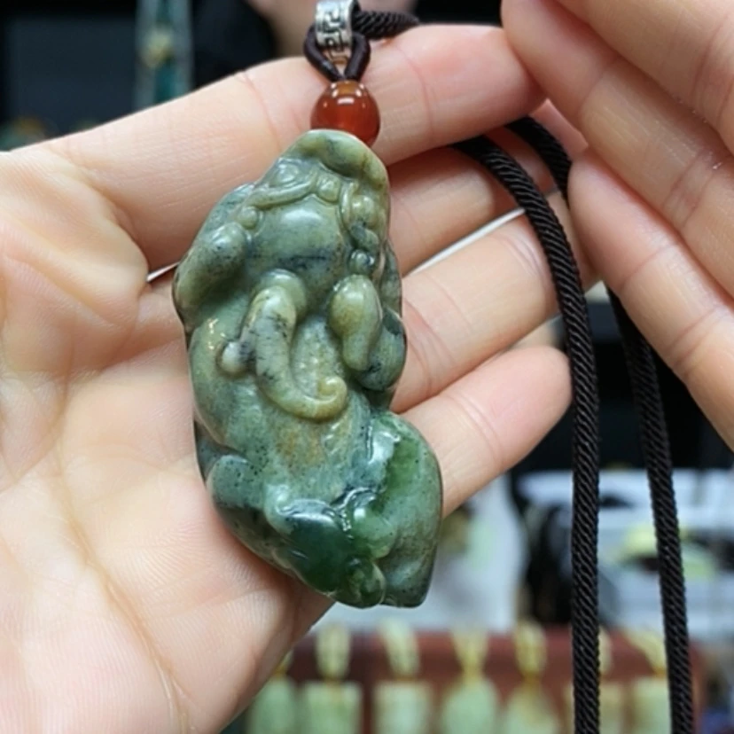 【闪购商品】岫玉挂件未镶嵌