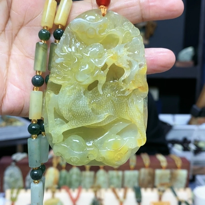 【闪购商品】岫玉挂件吊坠未镶嵌