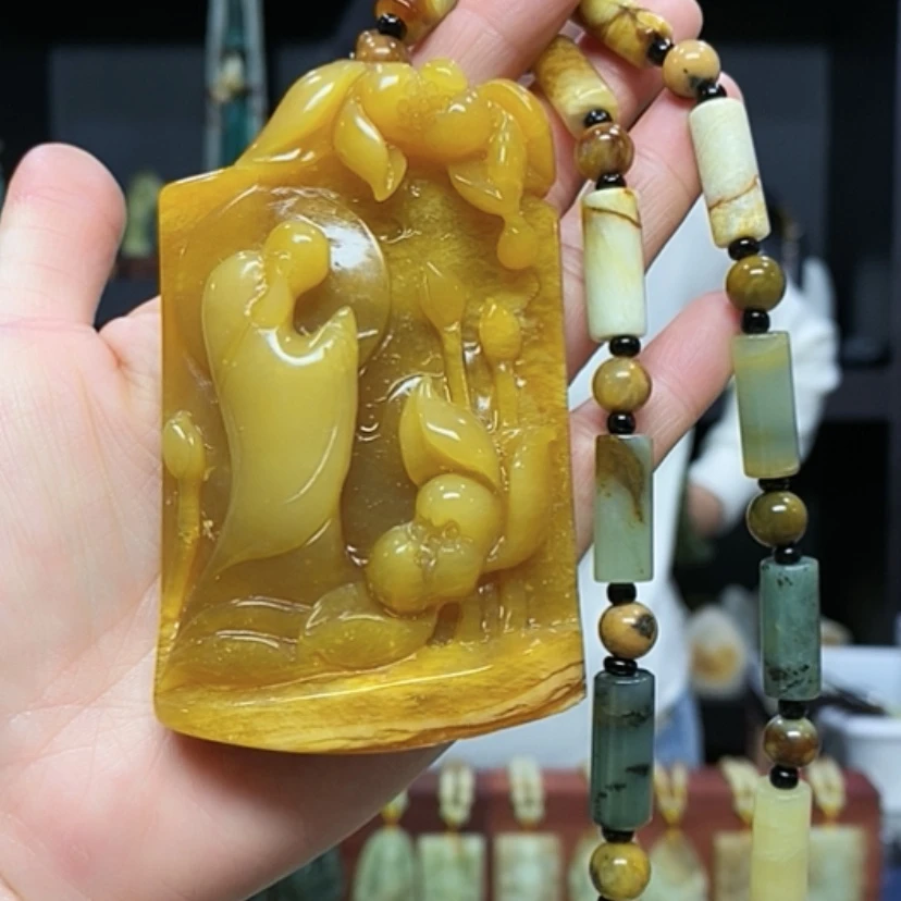 【闪购商品】岫玉挂件未镶嵌