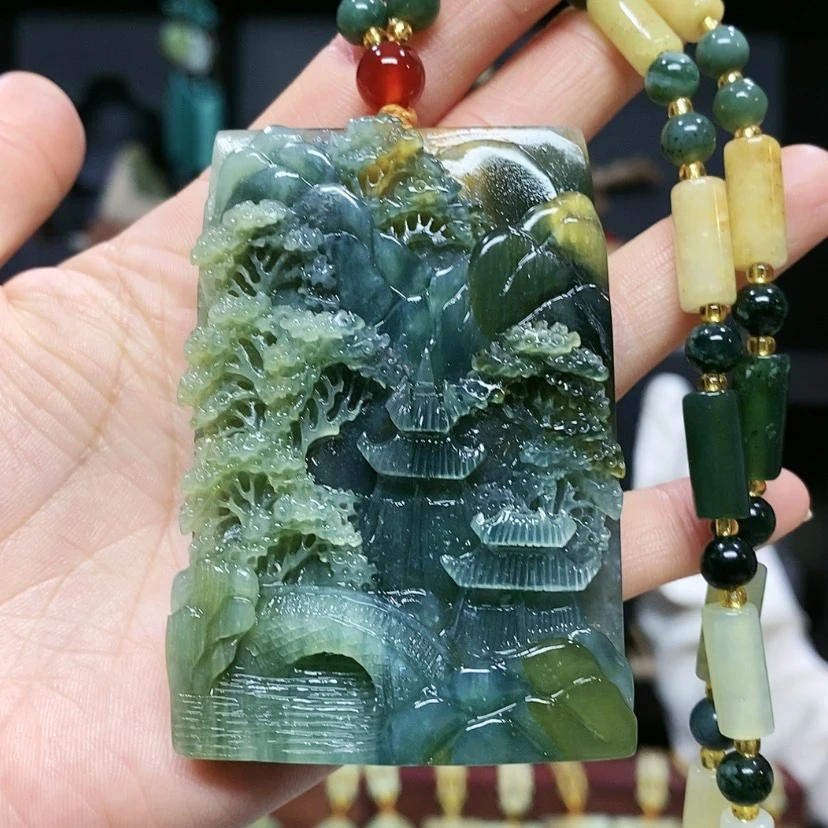 【闪购商品】岫玉挂件吊坠手把未镶嵌