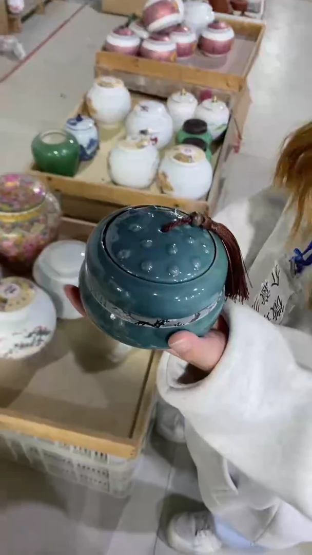 【闪购商品】罐陶瓷茶叶罐存茶罐！！
