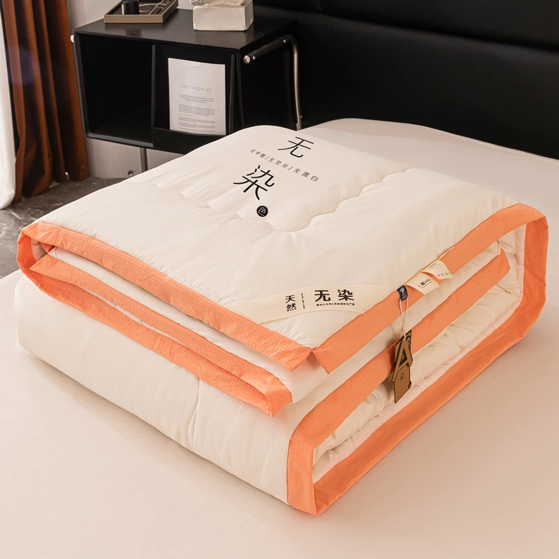 A类无染大豆被空调被春秋被子亲肤双人四季被芯学生宿舍单人被子