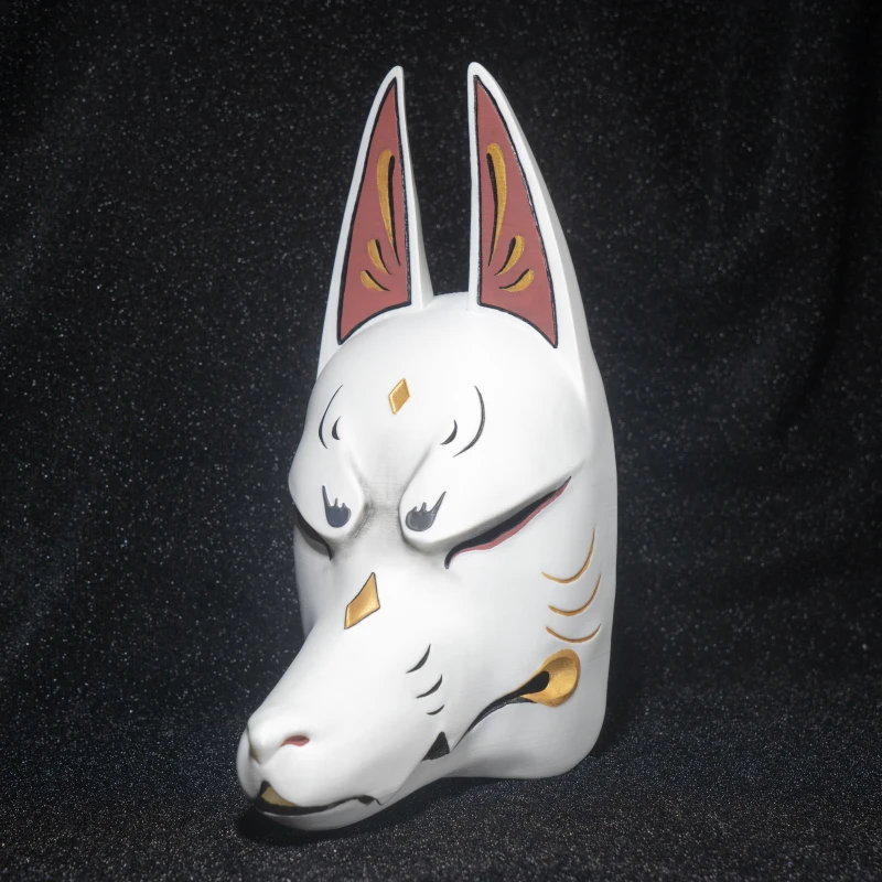 日式天狗面具狐狸脸原神神樱面具定制面具神里绫华道具小众收藏品