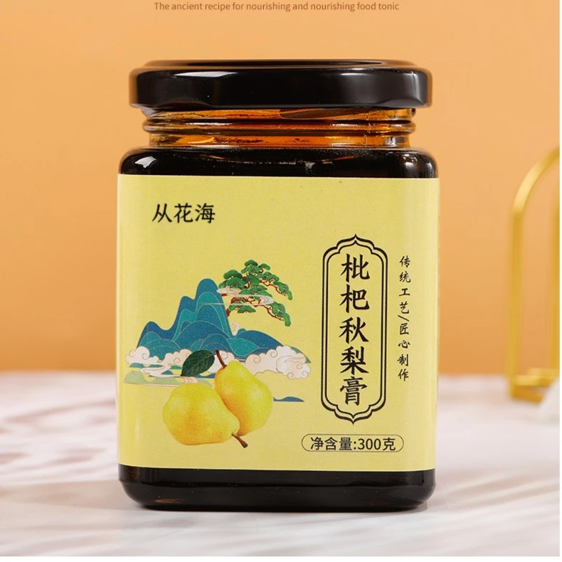 （超划算2瓶）手工枇杷秋梨膏古法高倍草本浓缩罐装工艺