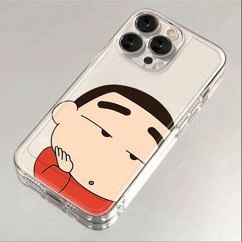 适用苹果15/华为/oppo/vivo/小米一加【太空】忧郁小新手机壳软卡通