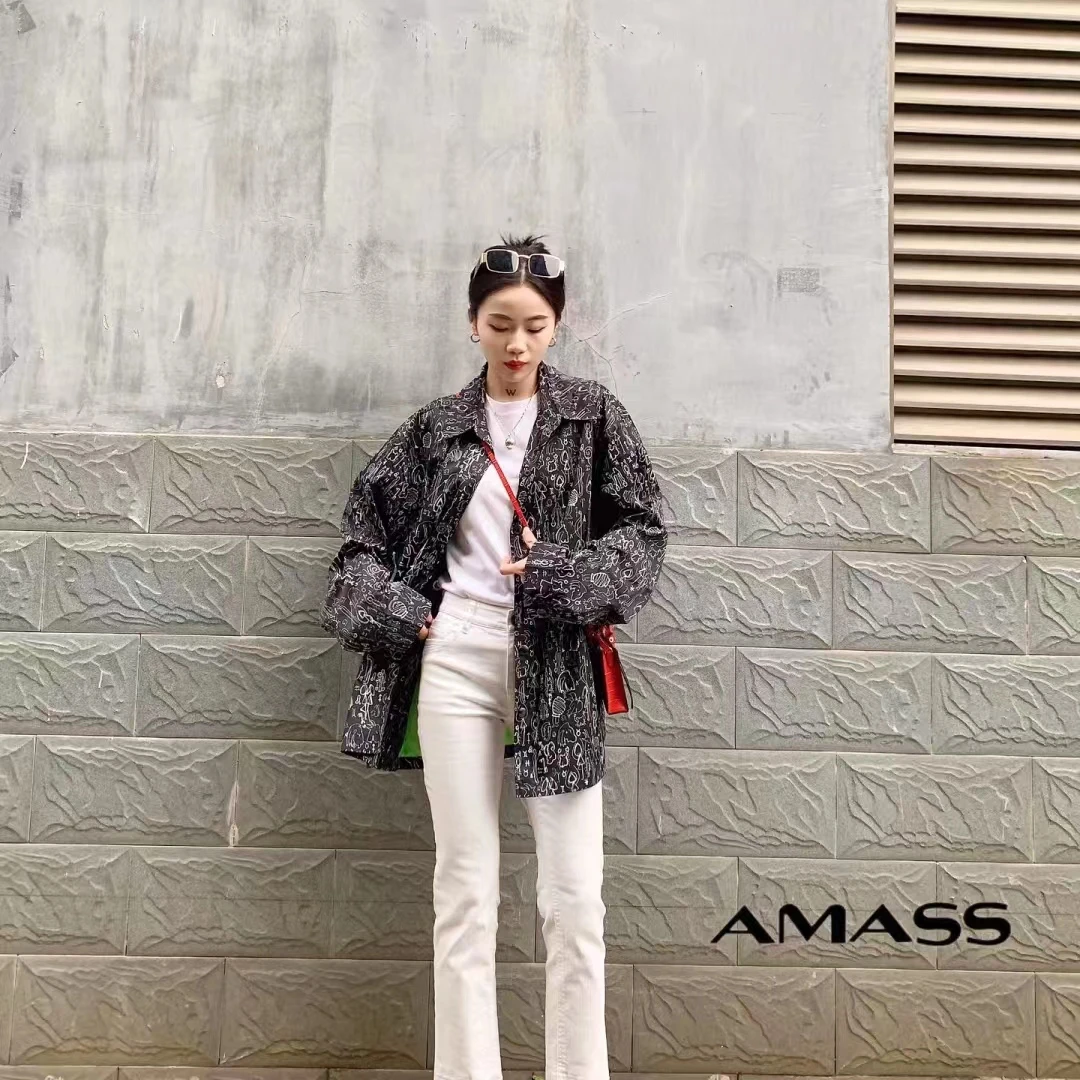 AMASS/阿玛施质感宽松记忆面料衬衫冲套5400816-2A25821-001