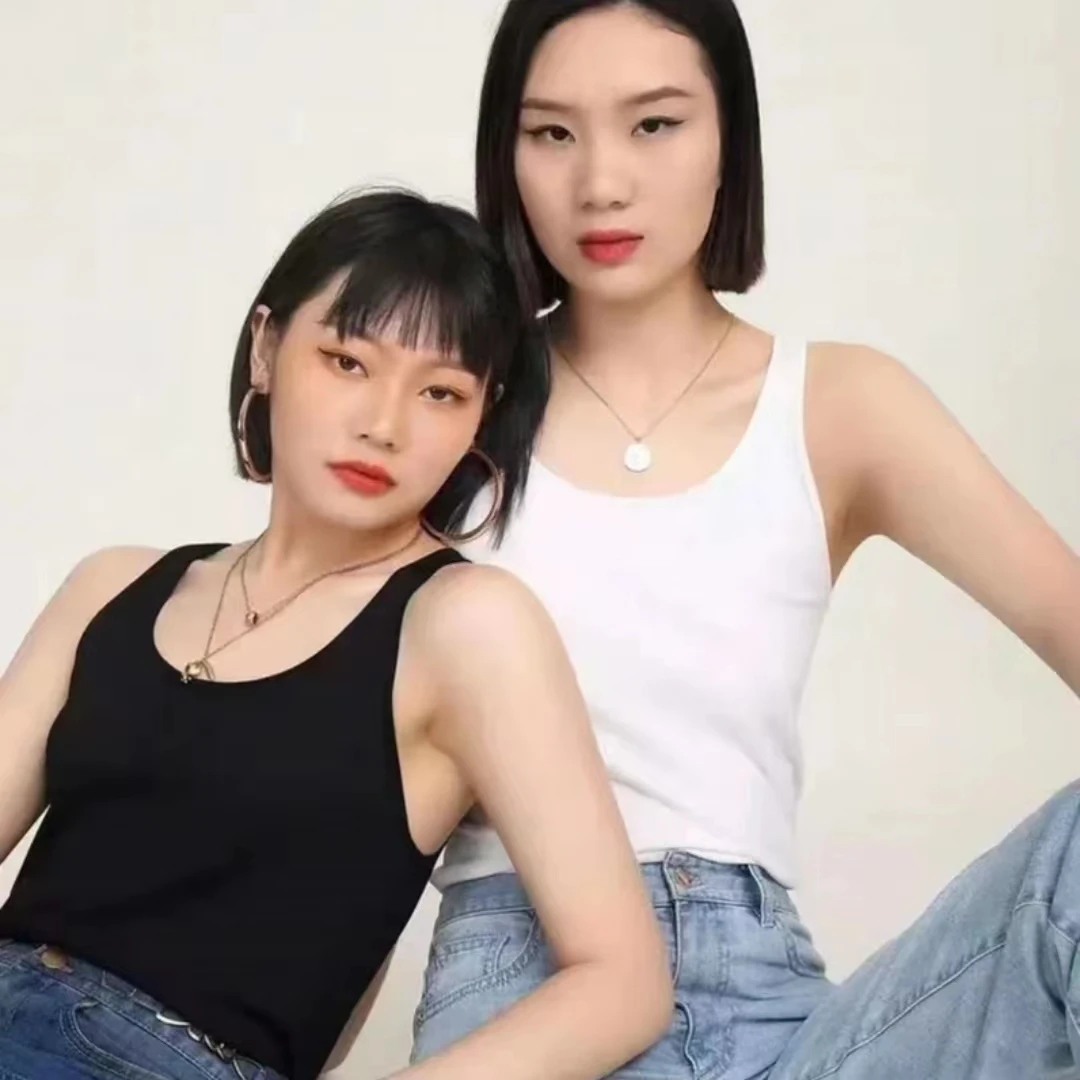 AMASS/阿玛施通勤百搭时尚修身打底无痕吊带背心5300461