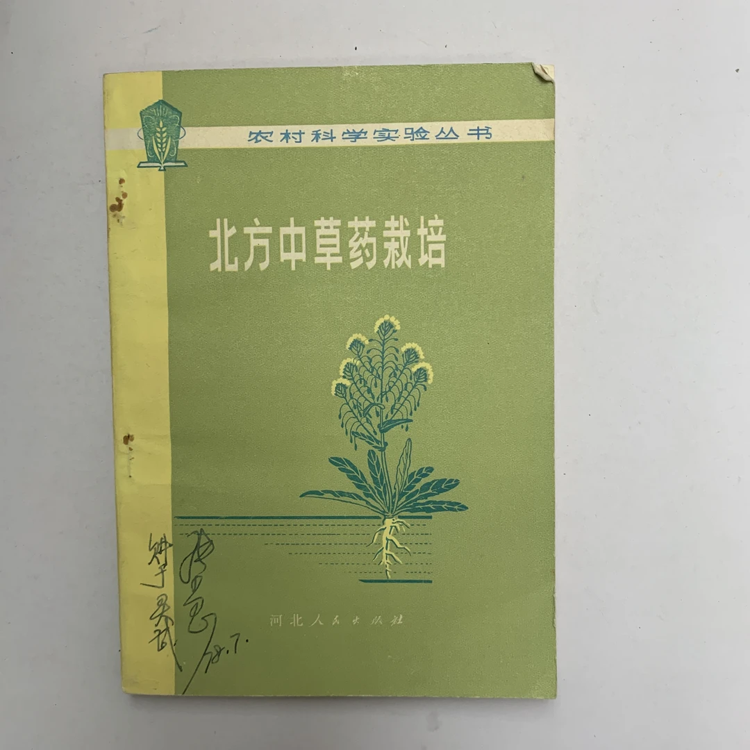 85新  北方中草药栽培 河北人民出版社 1978年一版一印 Y
