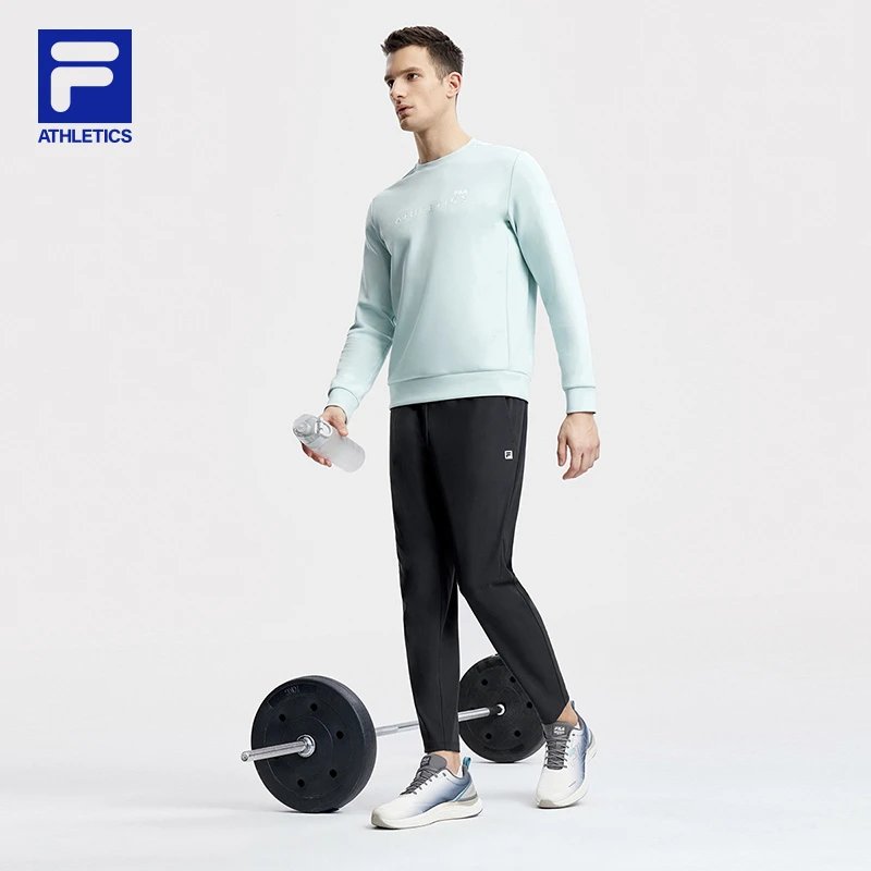 斐乐针织长裤秋季新款简约舒适休闲健身运动长裤A51M431604B