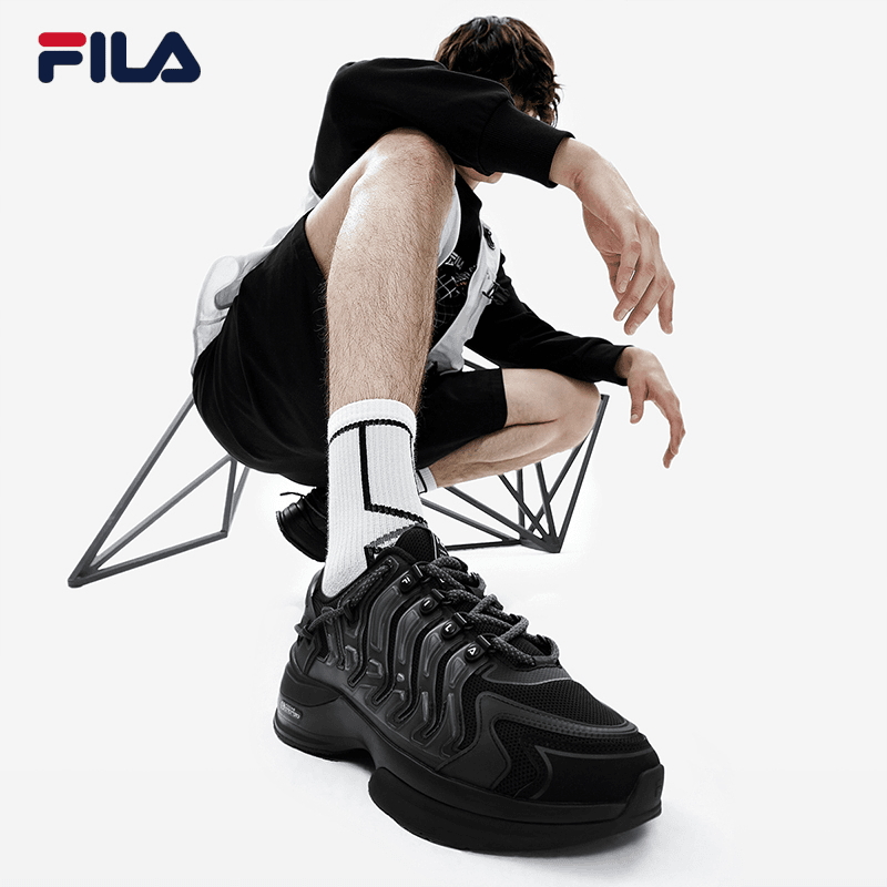 FILA【光波鞋】22秋冬新款男女款休闲时尚运动增高鞋F12W233121F
